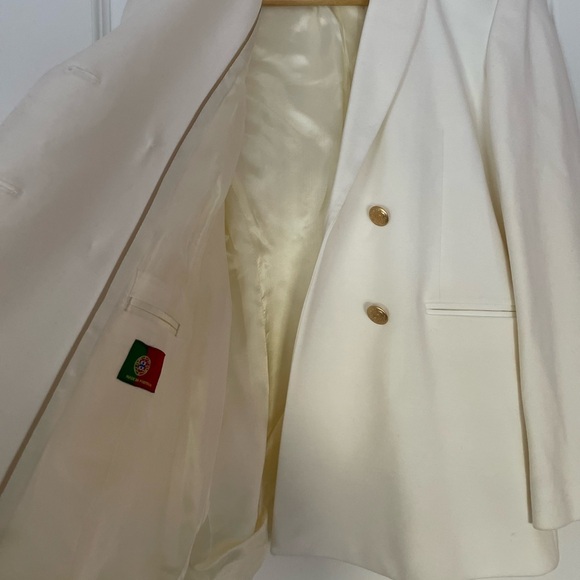 J. McLaughlin Marlowe Women's Blazer, white, size 0 - Picture 8 of 14